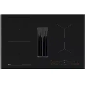 Plaque induction aspirante AEG TH84CB03FZ SahpirMatt pas cher
