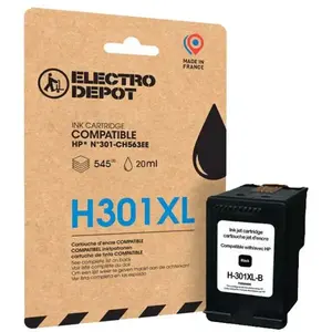 Cartouche D'encre Electro Depot Compatible Hp H301xl Noir pas cher