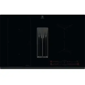 Electrolux - Plaque Induction Aspirante Kcc8344 - Hotte Intégrée 80cm pas cher