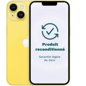 Smartphone APPLE iPhone 14 Jaune 128Go 5G pas cher