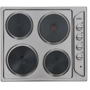 Plaque De Cuisson Électrique Valberg Te 4 X Eut Inox pas cher
