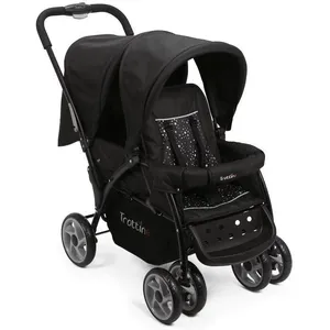 TROTTINE Poussette double TWINBI Noir Etoile pas cher