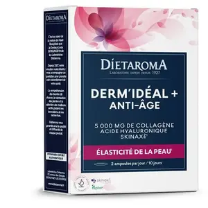 Dietaroma Derm'idéal + Anti-âge ampoules 20 ampoules pas cher