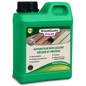 Lasure Ipé et Imperméabilisant Bois - Effet Ipé- WoodGuard Color- Satu... pas cher