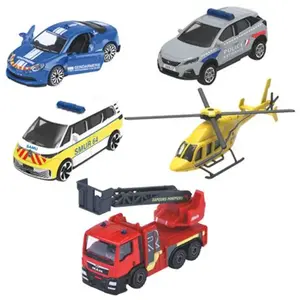 Coffret de 5 véhicules Majorette Premium SOS pas cher