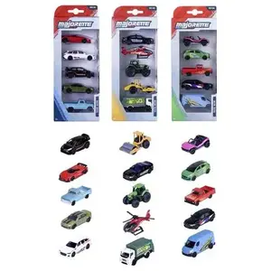 Smoby Majorette Street Cars 5 pieces Set, 3-sort. pas cher