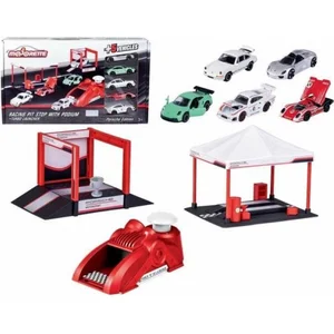 Smoby Pack 5 Véhicules Majorette Porsche Racing Tent pas cher