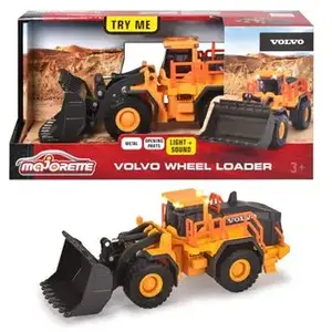 Véhicule de chantier chargeur Majorette GS Volvo L350H 21 cm pas cher