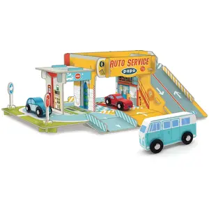 Papo, 60500 Animals Garage Multicolore pas cher