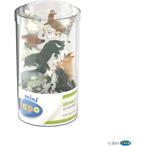 papo Mini Papo Mini Plus Ferme (Tube, 12 Pcs) pas cher