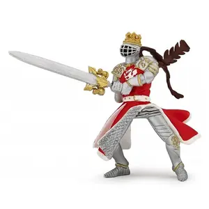 Figurine Roi L'épée - PAPO - LE MONDE MEDIEVAL - Gris - Mixte - Enfant - 3 ans pas cher