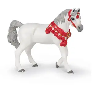 Papo Horses Wit Arabisch Paard in Parade Kleding 51568 pas cher