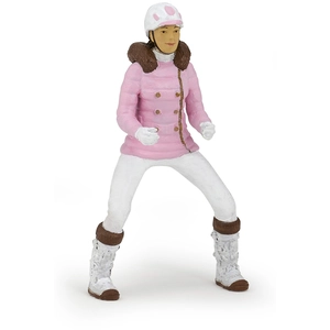 Figurine Papo Cavalière Fashion Hiver pas cher
