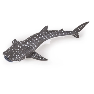 Figurine Papo Jeune requin baleine Gris et Blanc pas cher
