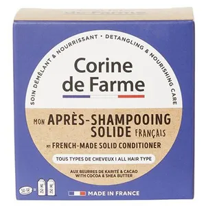 Corine de Farme Mon Après-Shampooing Solide Français - Tous Types de Cheveux - 50g pas cher
