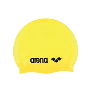 Arena Classic Silicone Bonnet de Piscine Mixte Adulte, Jaune Noir, TU