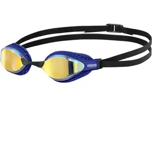 arena Airspeed Mirror Lunettes de Natation Anti-Buée pour Adultes et Unisexe, Lunettes de Piscine avec Verres Larges, Protection UV, 3 Ponts de Nez Interchangeables, Joints nid d'abeilles pas cher