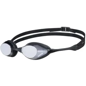 arena Lunettes de natation Modèle Cobra Swipe Mirror Marque, Argent/noir, Taille unique