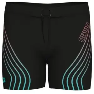Arena Swim Mid Jammer Graphic Man Zwart pas cher