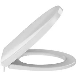 Abattant thermodur à charnière métal - JACOB DELAFON - PATIO - Blanc pas cher