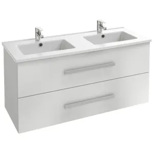 JACOB DELAFON Meuble de salle de bain Ola Up et vasque, blanc, 118,5Vendu parcdiscount