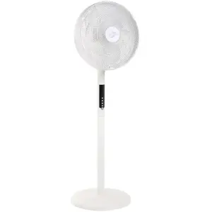 Comparateur de prix : FARELEK Air-Light Ring Ventilateur Sur Pied - Led Puissance 70 W, Diamètre 400 mm, Télecommande, Selecteur de Vitesse, Nombre de Vitesses 3,