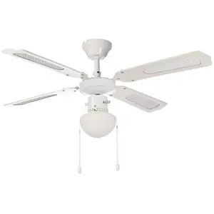 Plafondventilator met licht FARELEK BALI 50 W