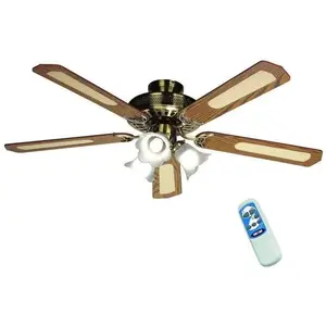 Comparateur de prix : Farelek Baleares Ventilateur de plafond 132 cm Brun