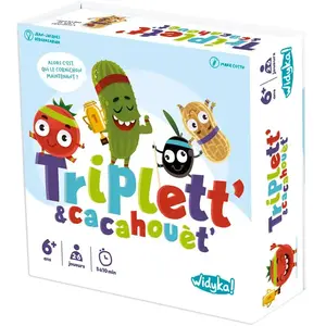 Widyka! Jeu de cartes Triplett' & Cacahouèt' - WDK GROUPE PARTNER - Pour Enfant - A partir de 6 ans pas cher