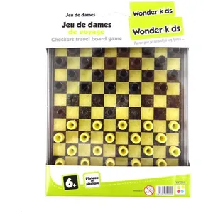 Cofalu WDK Partner - A1300362 - Jeu de Société - Jeu Voyage Dame Plateau Plast pas cher