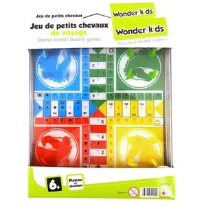 Jeu de petits chevaux - COFALU - KIM'PLAY - Plateau de voyage - Mixte pas cher