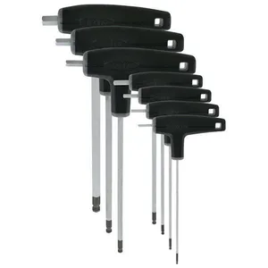 Set de 7 clés hexagonales à boule VAR - Noir - Vélo loisir pas cher