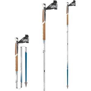 Bâton de trail TSL Trail Alu 4 Cork Cross Bleu 120 cm pas cher