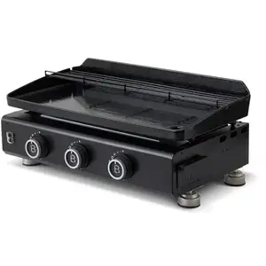 Plancha Silvia EVO 3 Feux - BRASERO - Plaque acier 67 x 34 cm - Piezo ... pas cher