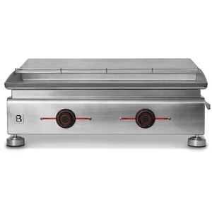 Plancha électrique Silvia IIG Inox BRASERO - Plaque inox 67 x 34 cm - ...