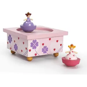 Boîte à Musique en Bois Trousselier Princesse Rose