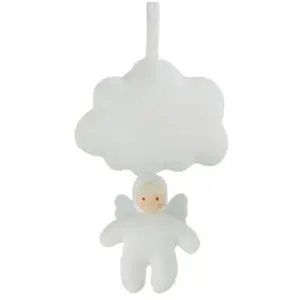 Trousselier Nuage Musical Ange Matelassé Blanc pas cher