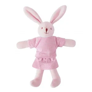 Trousselier Lapin Hochet Rose 20cm