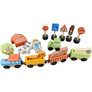 Set d'accessoires pour circuit de train (18 pièces) pas cher
