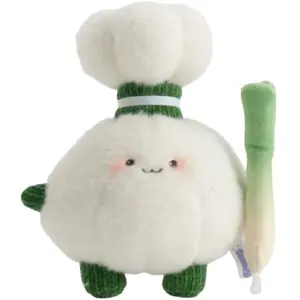Bazuuyu Peluche Veggies Ail (25 cm) pas cher