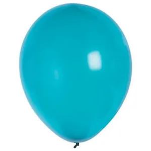 Ballons de baudruche - Non spécifié - Lot de 100 - Latex nacré turquoi... pas cher