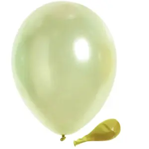 Sachet De 100 Ballons Metallique Ivoire 30 Cm pas cher