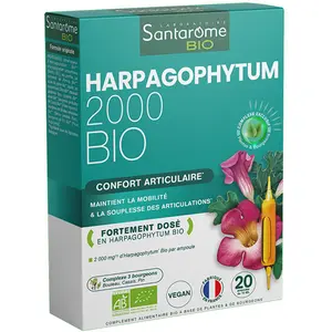 Santarome Bio Harpagophytum Bio 2000 - Douleurs articulaires - 20 ampo... pas cher