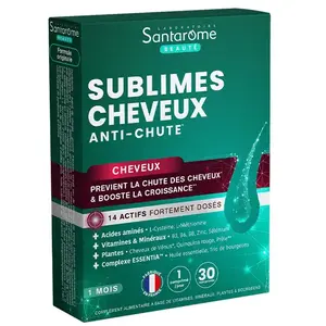 Santarome Phyto Sublimes Cheveux Anti-Chute 30 comprimés pas cher
