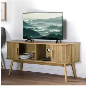 Meuble TV 2 portes coulissantes - L119 cm - 119 cm X 39 cm X 55 cm - CaliCosy pas cher