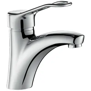 Delabie Mitigeur de lavabo à bec fixe type sans vidage cartouche céram... pas cher