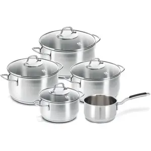 Beka Royal Lot de 5 casseroles en acier inoxydable 18/8 16 cm / 16-20-24 cm / 20 cm, 9