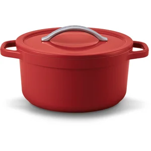 Cocotte ronde rouge 24 cm 4.5 L - Beka pas cher
