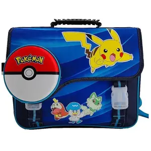 Grand cartable pokemon scolaire 38cm primaire pas cher
