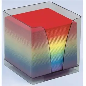 Bloc Cube Plexiglas QuoVadis + Recharge Arc En Ciel pas cher